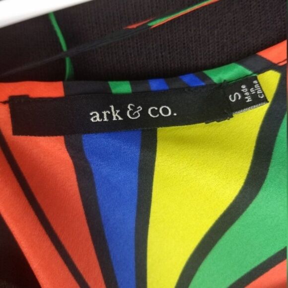 Ark & Co. Geo Print High Low Dress Small - Picture 10 of 13